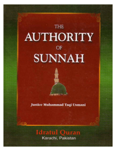 Authority-of-Sunnah