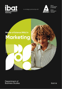 MSc in Marketing - Factsheet