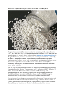 Ammonium Sulphate Industry Size, Share, Demand & Growth by 2032