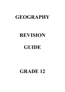 Grade 12 Geography Revision Guide: Climate & Weather