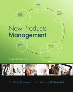 869. New Products Management, 11th Edition  Merle Crawford & Anthony Di Benedetto