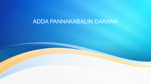 ADDA PANNAKABALIN DARANA