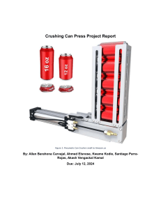 Crushing Can Press Project Report