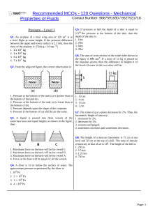 10 - Mechanical Properties of Fluids