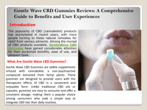 GentleWave CBD Gummies