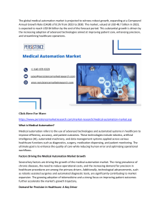 medical automation market 