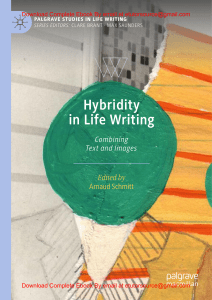 EBook For Hybridity in Life Writing Combining Text and Images 1st Edition By Arnaud Schmitt