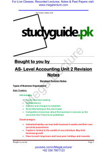 AS-Accounting-Unit-2-Revision