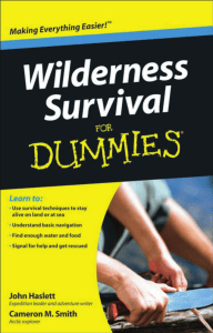 Wilderness Survival For Dummies Textbook