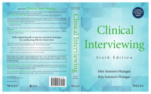 Clinical Interviewing