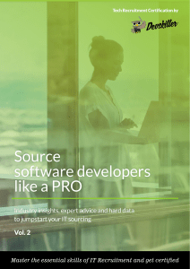 Source Software Developers Like a PRO: Tech Recruitment Guide