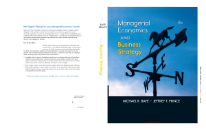 Managerial Economics & Business Strategy Textbook