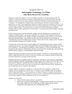 Information Technology Use Policy