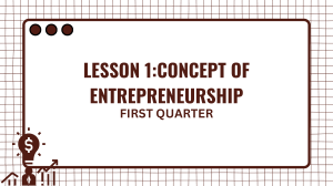 Entrepreneurship Concepts: Business Types & Characteristics