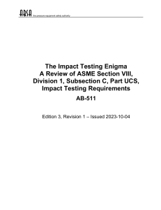 ab-511 impact testing enigma