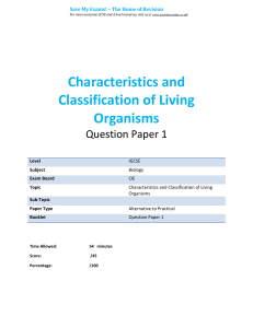 1.1-Characteristics-and-Classification-of-Living-Organisms-CIE-IGCSE-Biology-Practicals-QP