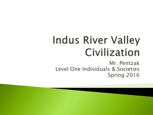 Indus River Valley Civilization class