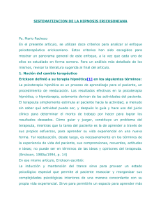 10. Sistematización de la Hipnosis Eircksoniana  autor Ps. Mario Pacheco