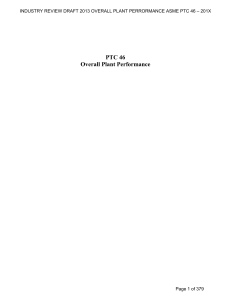ASME PTC 46 Overall Plant Performance