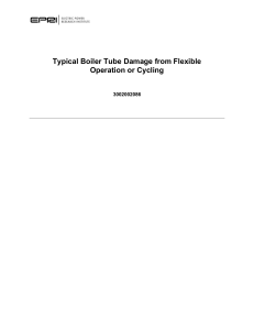 EPRI 3002002086 boiler tube damage flexible operation cycling