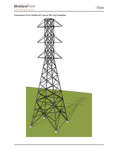 Transmission Tower Foundation Design with spMats