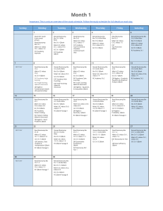 Dr. Ari's Study Calendar (2.5 Months)