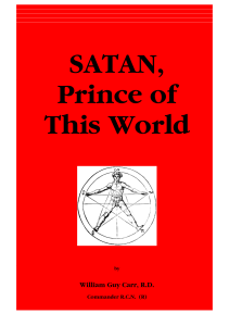 SATAN Prince of This World