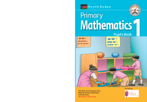 Primary Mathematics 1 PB Textbook