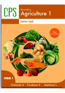 CPS AGRICULTURE BK 1