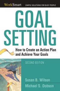 Goal Setting: Action Plan & Achieve Your Goals