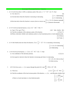 Calculus - 5. Increasing & Decreasing Functions + Concavity