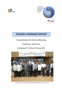 Report ORS Workshop BurkinaFaso January2010 (1)