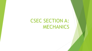 SECTION A-Mechanics