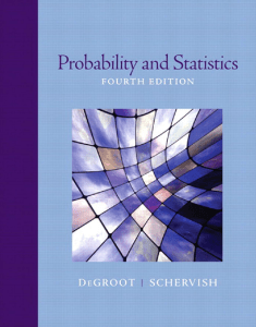 Probability and Statistics Textbook