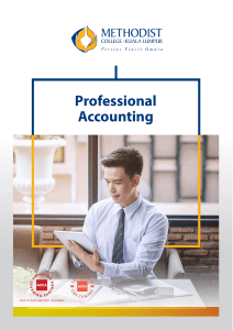 Professional Accounting Program at Methodist College