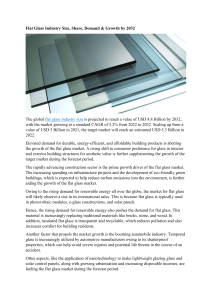 Flat Glass Industry Size, Share, Demand & Growth by 2032