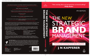 11 New Strategic Brand Management by Philip Kotler - 4th Edition