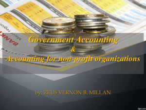 Govt & Non-Profit Accounting: Budget Process