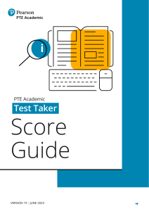 PTE Academic Score Guide June2023