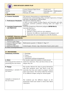 7th Grade Math Lesson Plan: Polygons