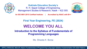 (SKB)FE 2024 Fundamentals of Programming Languages Presentation 29-08-24