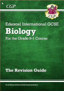 CGP Edexcel IGCSE Biology Revision Guide