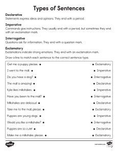 Types-of-sentences-matching-worksheet