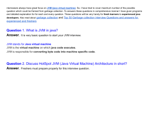 JVM Interview Questions: Garbage Collection, HotSpot Architecture