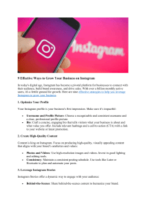 9 Effective Ways to Grow Your Business on Instagram