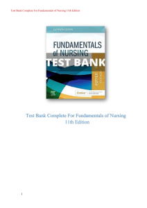 11th Edition Test Bank 