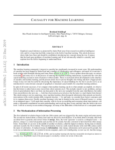 CAUSALITY FOR MACHINE LEARNING