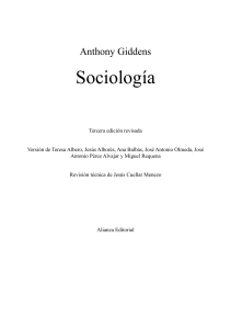 Giddens,A. Sociologia