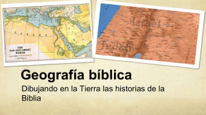 Geografía Bíblica: Mapas y Historias