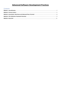 Advanced Software Development Practices Coursebook